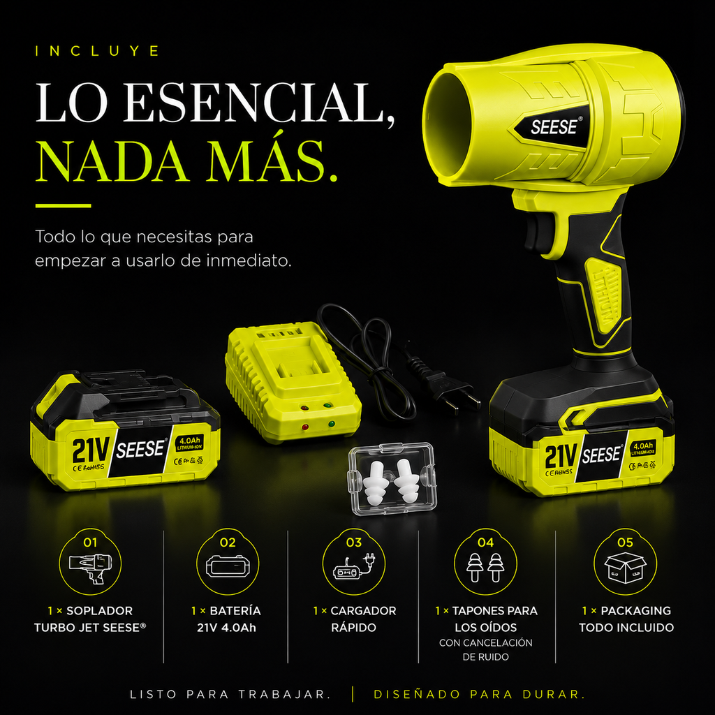 Soplador Turbo Inalámbrico