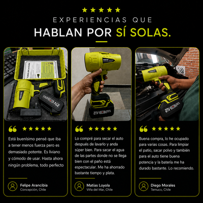 Soplador Turbo Inalámbrico